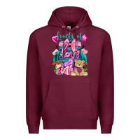 Burgundy Loads of love truck Valentine's Day Premium Hoodie - HowdyJamesFarm