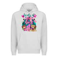 Dove Grey Loads of love truck Valentine's Day Premium Hoodie - HowdyJamesFarm