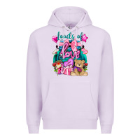 Lilac Loads of love truck Valentine's Day Premium Hoodie - HowdyJamesFarm