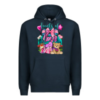 Navy Loads of love truck Valentine's Day Premium Hoodie - HowdyJamesFarm