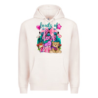 Pale Pink Loads of love truck Valentine's Day Premium Hoodie - HowdyJamesFarm