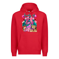 Red Loads of love truck Valentine's Day Premium Hoodie - HowdyJamesFarm