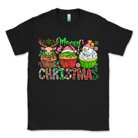 Black Merry Christmas Classic Tee - CowhideDigitalArt