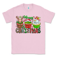 Bubblegum Pink Merry Christmas Classic Tee - CowhideDigitalArt