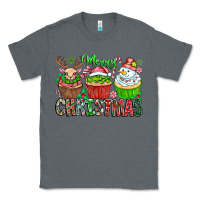 Charcoal Heather Merry Christmas Classic Tee - CowhideDigitalArt