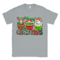 Heather Grey Merry Christmas Classic Tee - CowhideDigitalArt