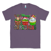 Lavender Merry Christmas Classic Tee - CowhideDigitalArt