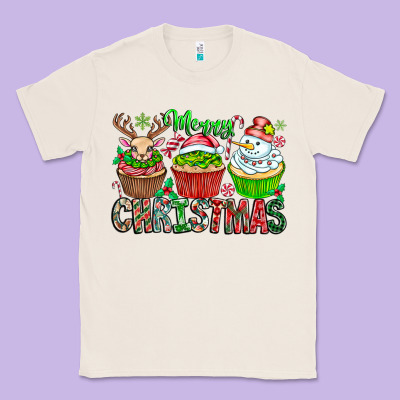 Merry Christmas Classic Tee Designed By Cowhidedigitalart