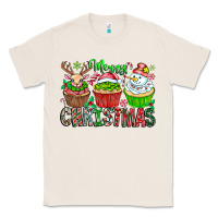 Natural Merry Christmas Classic Tee - CowhideDigitalArt