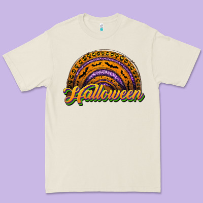 Halloween Rainbow Premium Tee Designed By Jahusdesignshop