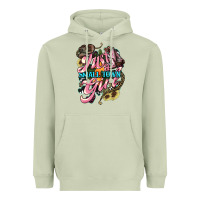 Matcha Just a small town girl Heavyweight Hoodie - HowdyJamesFarm