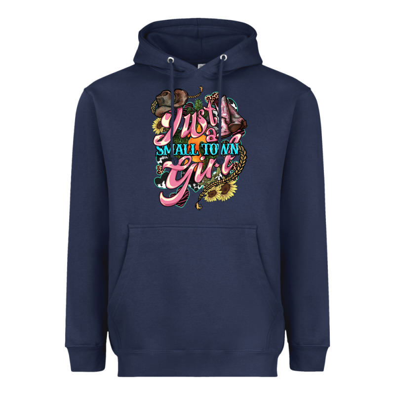 Just A Small Town Girl Heavyweight Hoodie by HowdyJamesFarm | Teevron