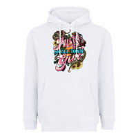 White Just a small town girl Heavyweight Hoodie - HowdyJamesFarm