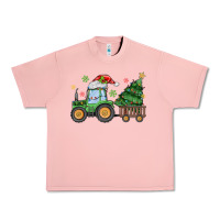 Salmon christmas tractor Urban Heavy Tee - MaliasSmallBusiness