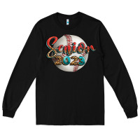Black baseball senior 2023 Long Sleeve Tee - BundleAndBundleShop