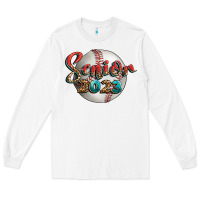 White baseball senior 2023 Long Sleeve Tee - BundleAndBundleShop
