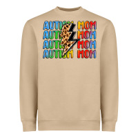 Mushroom autism mom lightning bolt Heavyweight Sweatshirt - LillyAllenDesigns
