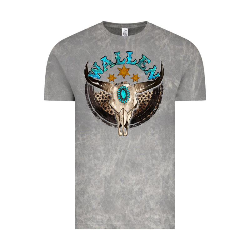 Wallen With Bull Skull Vintage Tee by NancyCooperArtShop | Teevron