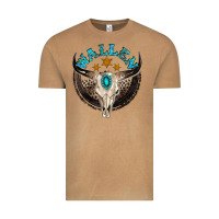 Vintage Camel wallen with bull skull Vintage Tee - NancyCooperArtShop