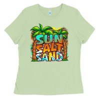 Matcha sun salt sand summer Ladies Tee - Jasminsmagicworld