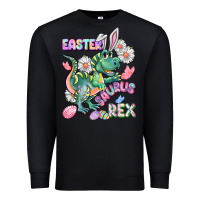 Black Easter Saurus Rex Easter Day Premium Sweatshirt - CowGirlArtShop