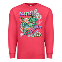 Cardinal Easter Saurus Rex Easter Day Premium Sweatshirt - CowGirlArtShop