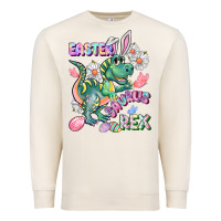 Sandshell Easter Saurus Rex Easter Day Premium Sweatshirt - CowGirlArtShop