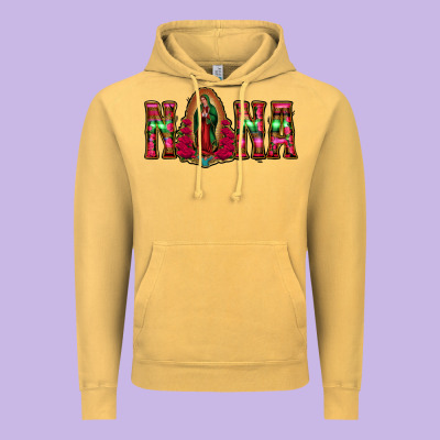 Nana Floral Aztec Leopard Vintage Hoodie Designed By Jasminsmagicworld