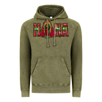 Vintage Olive nana floral aztec leopard Vintage Hoodie - Jasminsmagicworld