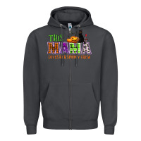 Smoke This mama loves her spooky crew Zipper Hoodie - NancyCooperArtShop
