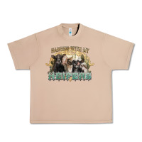 Burro hanging with my heifers Urban Heavy Tee - NancyCooperArtShop