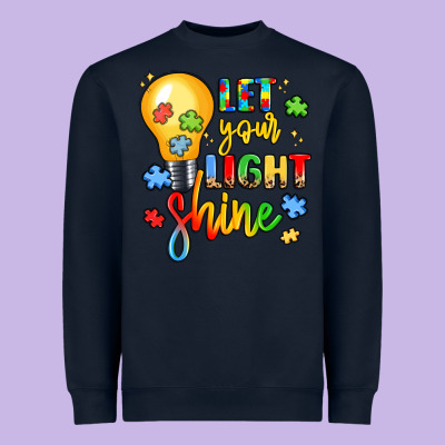Let Your Light Shine Heavyweight Sweatshirt Designed By Lillyallendesigns
