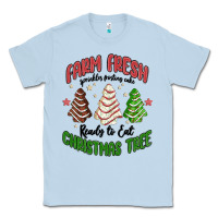 Dusty Blue farm fresh christmas tree Classic Tee - MaliasSmallBusiness