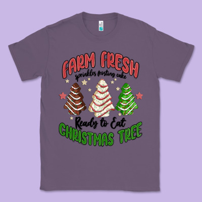 Farm Fresh Christmas Tree Classic Tee Designed By Maliassmallbusiness