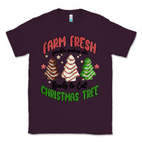 Plum farm fresh christmas tree Classic Tee - MaliasSmallBusiness
