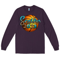 Plum basketball senior 2023 Long Sleeve Tee - BundleAndBundleShop