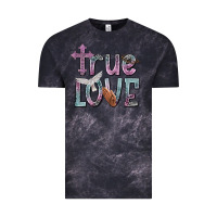 Cloud Black true love Vintage Tee - NancyCooperArtShop