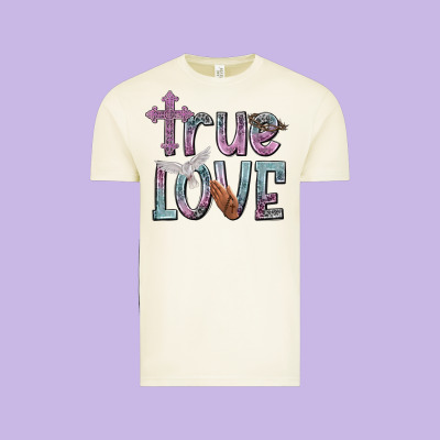 True Love Vintage Tee Designed By Nancycooperartshop