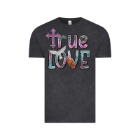 Vintage Black true love Vintage Tee - NancyCooperArtShop