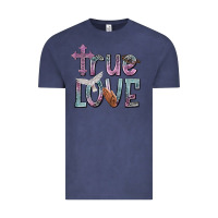 Vintage Denim true love Vintage Tee - NancyCooperArtShop