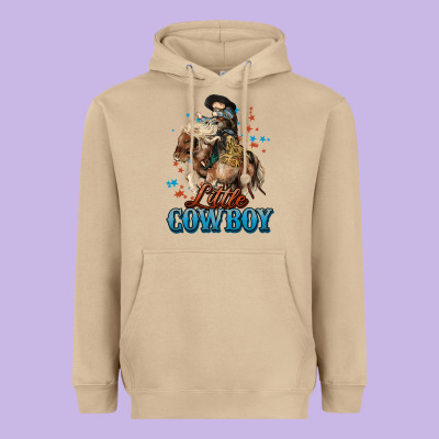 Little Cowboy Midilli Horse Kid Boy Heavyweight Hoodie Designed By Howdyjamesfarm