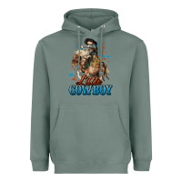 Sage Little Cowboy Midilli Horse kid boy Heavyweight Hoodie - HowdyJamesFarm
