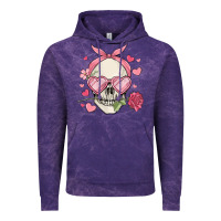 Valentine's Day Skull Vintage Hoodie | Teevron