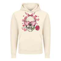 Vintage Artic valentine's day skull Vintage Hoodie - MaliasSmallBusiness
