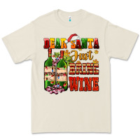 Bone dear santa just bring wine Premium Tee - AdoDesignShop