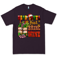 Plum dear santa just bring wine Premium Tee - AdoDesignShop