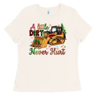 Bone Christmas A Little Dirt Never Hurt Ladies Tee - Artiststas