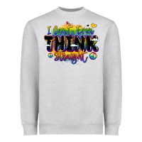 Heather Grey pride and identity expression Heavyweight Sweatshirt - LillyAllenDesigns