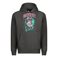 Charcoal Heather refuse to sink cancer Premium Hoodie - CowGirlArtShop