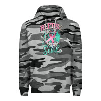 Slate Camo refuse to sink cancer Premium Hoodie - CowGirlArtShop